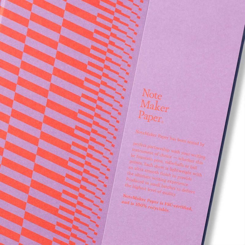 Any Day Now The Weekly Achiever A5 Hard Cover Navy & Tangerine Diary 2026 image number 2